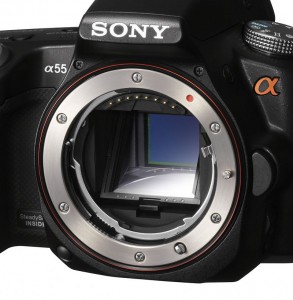 Miroir semi-réfléchissant du Sony SLT A55 Sony SLT A55 - Miroir